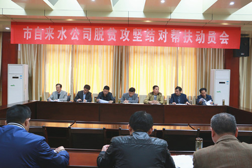 机关开展脱贫攻坚先锋行动"的文件精神;随后,支部副书记,副总经理王丛